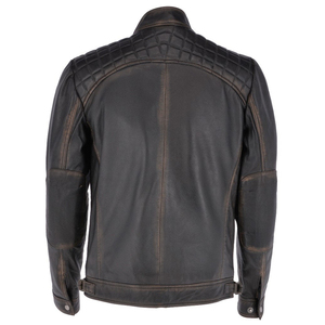 Custom Men's Quilted Leather Motorcycle <b>Jacket</b> Windproof <b>Racing</b> Outerwear for Outdoor Riding & Protection <b>jacket</b> for men - Product Image 3
