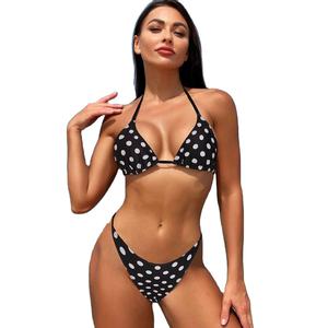 Maillot de bain style glamour orné d'impressions par sublimation, tenue de soirée piscine scintillante, bikini de plage pour femme - Product Image 5