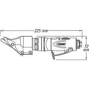 Cisailles pneumatiques Hazet, outil de coupe de métal de haute qualité - Product Image 2