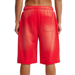 Short long de haute qualité avec lavage sunfade pour hommes Logo sérigraphié personnalisé avec corde en coton à l'intérieur d'un short confortable pour hommes - Product Image 4
