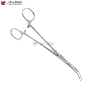 Overholt Mixter Pinza Fórceps 21,0 cm Instrumento quirúrgico curvo Manual Power MOL Venta al por mayor para medicamentos abdominales torácicos - Product Image 3
