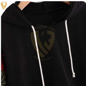 Top qualité broderie sweats à capuche pour homme pas cher prix broderie 100% coton sweats à capuche coupe ample tenue décontracté hommes broderie sweats à capuche - Product Image 4