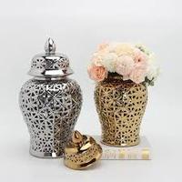 Vase à fleurs moderne en fer forgé Art Déco au design attrayant, fait main, couleurs personnalisables, forme trophée, taille personnalisable, pour mariage