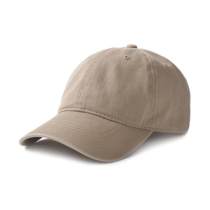 Gorra de béisbol sin estructura lavada vintage unisex de 6 paneles al por mayor, gorra de papá ajustable de algodón lavado - Product Image 6