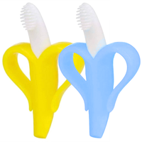 Jouets de dentition en silicone pour bébés et anneaux de dentition d'apprentissage pour 0-24 mois