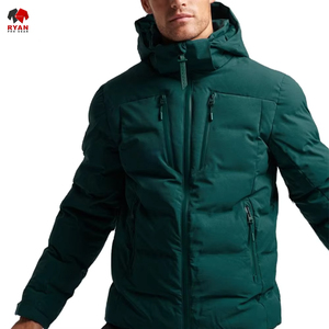 Vestes matelassées d'hiver pour hommes, conçues pour la chaleur et le style, prix de gros bon marché, couleurs unies - Product Image 1