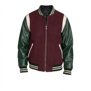 Veste de moto personnalisée respirante en laine/polyester pour hommes, grande taille - Product Image 1