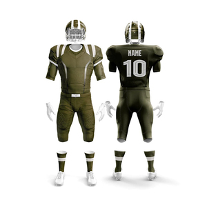 Tenues de football américain personnalisées 2025, maillots élégants et respirants à manches courtes, entièrement personnalisables, broderie, sublimation, grandes tailles - Product Image 4