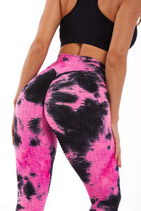 2024 pantalones de Yoga ajustados de cintura alta Leggings mujeres de una pieza al por mayor gimnasio correr entrenamiento personalizado - Product Image 2