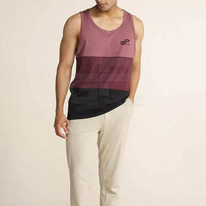 Débardeur sans manches en coton respirant personnalisé OEM pour hommes pour la gym, la course et l'entraînement - Product Image 3