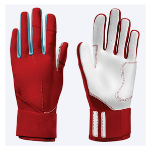 Bajo MOQ Guantes de bateo de béisbol Guantes de bateo de softbol Logotipo personalizado Cuero Protección de manos Guantes de bateo de béisbol - Product Image 4