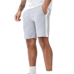 Short homme en tissu French Terry, coupe slim, avec empiècements latéraux, pour l'été, tendance, de haute qualité, décontracté. - Product Image 1