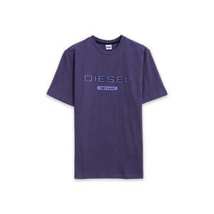 T-shirt brodé en coton 100% pour hommes de marque pour violet solide compressé anti-rétrécissement respirant anti-rides ajusté tricoté 240 - Product Image 2