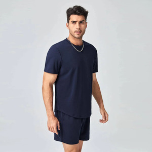 Summer New Fashion 100% Cotton Casual <b>Mens</b> <b>Shorts</b> & <b>T</b> <b>Shirt</b> Set High Quality Breathable Street Wear <b>Shorts</b> Set <b>Men</b> - Product Image 5