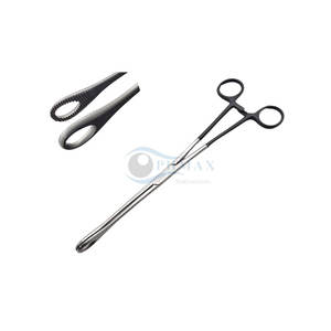 Pinzas de sujeción de esponja Rampley, abrazadera hemostática quirúrgica de 25cm, pinzas de sujeción de esponja Rampley Premium de acero inoxidable - Product Image 1
