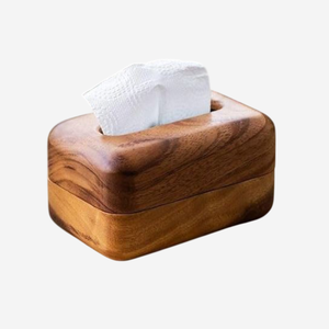 Handmade Exclusive Oak Wood Square Tissue Box Luxurious Decorative <b>Napkin</b> <b>Holder</b> for Bathroom Dinner Table Organizer - Product Image 3