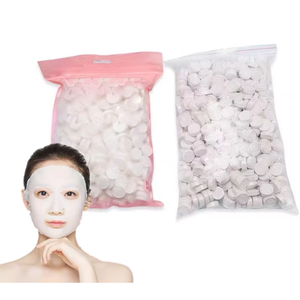 Wholesale 500 Grains Compressed Natural Cotton Mask <b>Cloth</b> Disposable <b>Face</b> Mask Tablets Oil-Absorbing Paper Facial Mask Sheet - Product Image 1