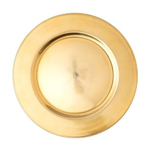 Assiette décorative au design de luxe pour la décoration de banquet de mariage, assiette en métal à un prix abordable - Product Image 6