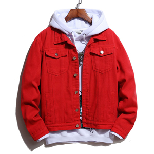 Men's <b>denim</b> <b>jacket</b> stretch straight fit 4 pockets 2 on the chest and 2 welt on the sides brut <b>denim</b> - Product Image 6