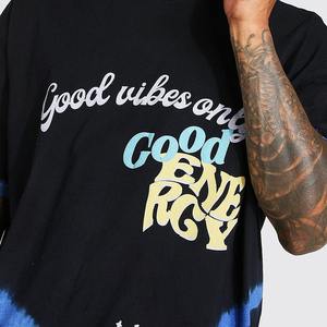 ผ้าถักพิมพ์ดิจิตอลสำหรับผู้ชายเสื้อยืดโอเวอร์ไซส์พิมพ์ลายโพลีเอสเตอร์/ ผ้าฝ้าย - Product Image 5