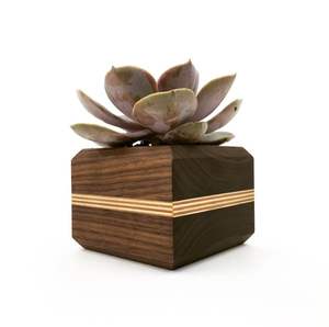 Village Wooden Flowerpot Wishing <b>Well</b> Planter Backyard <b>Garden</b> Decor Creative Wooden Planters Fir Bark Flower Pots <b>Garden</b> - Product Image 3