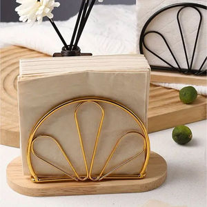 Servilletero decorativo de mesa de diseño de lujo, soporte de tejido, la mejor calidad, servilletero con forma de triángulo de Metal dorado rosa, el mejor precio - Product Image 5