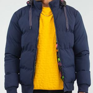 Chaqueta acolchada con capucha frontal de camuflaje de invierno para hombre con manga desmontable impermeable y resistente al viento personalizable - Product Image 5