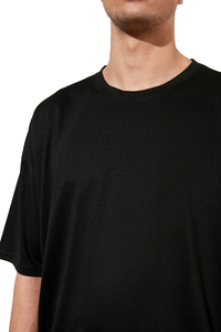 T-Shirt manches courtes en coton peigné, de haute qualité, avec impression personnalisée, écran en soie, 210gsm, 100% - Product Image 3