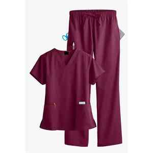 Ventes chaudes Uniformes d'hôpital personnalisés de haute qualité Ensembles de blouses d'infirmière extensibles à séchage rapide pour femmes Vente en gros - Product Image 3