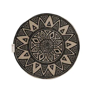 Decoración de pared tejida a mano, arte de yute de aspecto moderno, arte de pared de yute elegante para el hogar, decoración de Hotel, uso al por mayor - Product Image 2