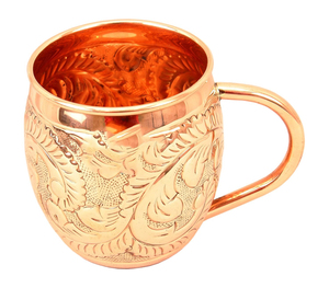 ชุดแก้วกาแฟทองแดงบริสุทธิ์แบบ100% เหยือกใส่ไวน์มาตรฐานสูงแก้วทองแดงสำหรับกาแฟดีไซน์ใหม่ - Product Image 1