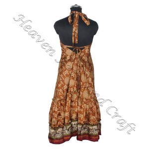 SD022 Saree / Sari / Shari vêtements indiens et pakistanais de l'Inde Hippy Boho fabricant et exportateur de vêtements pour femmes indiennes - Product Image 4