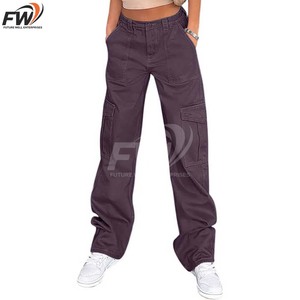 Pantalones Jogger Cargo Transpirables Casuales para Hombre con Múltiples Bolsillos, Frente Plano, Diseño al por Mayor para Correr y Trabajo al Aire Libre - Product Image 4