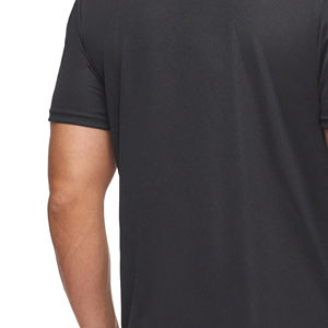 T-shirt en polyester et coton respirant pour hommes, t-shirts d'été extensibles à manches courtes, t-shirts de sport décontractés à séchage rapide pour hommes, vente en gros - Product Image 4