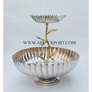 Made of Stainless Steel Shiny Polished Latest Design Tableware Snacks <b>Bowls</b> Restaurant Home and Hotel Large Size <b>Metal</b> <b>Bowls</b> - Product Image 3