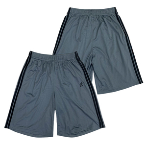 Shorts de sport décontractés pour hommes avec logo personnalisé imprimé en sérigraphie sur le devant, taille élastique, respirant, anti-plis, séchage rapide - Product Image 1