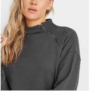 Thickened Sweatshirt Women Casual Solid Long Sleeve Loose Fit Tops Pullover Female Autumn Winter Women Sweatshirt - Product Image 3