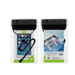 Max. 7,2 \ "Rosa for Pink Velcro-Cubierta de teléfono móvil impermeable asegurada con diseño divertido - Product Image 1