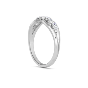 Elegant <b>Open</b> Style Stackable Diamond Wedding Band for Women Fashionable Versatile <b>Ring</b> Perfect for Everyday Wear or Special - Product Image 3