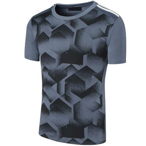 Fournisseur d'usine Meilleures ventes Mode d'été à la mode Slim Fit Extensible Manches courtes Sublimation T-shirts pour hommes quantité minimale de commande bas - Product Image 5