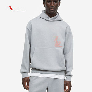 Autumn New Fashion Premium Print Gym Hoodie Customized Size 6XL Solid Color Long Sleeve Fleece Premium Casual Design Plain Dyed - Product Image 1