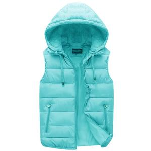 Chaleco Acolchado Unisex, Chaqueta sin Mangas con Capucha, Resistente al Viento, con Logotipo Frontal, para Uso Casual, Trabajo, Viajes y Actividades al Aire Libre - Product Image 5