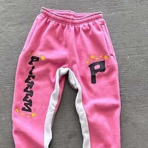 Custom Puff Printing Stacked Flared Sweat Men's Pants Washed <b>Y2K</b> Heavyweight Streetwear <b>Trousers</b> - Product Image 5