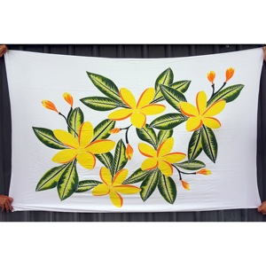 Pareos Hawaianos Pintados a Mano 100% Rayón de Alta Calidad, Ropa de Playa Personalizada al por Mayor, Cubierta para las Islas del Pacífico Asiático HPMU011-01-200 - Product Image 1