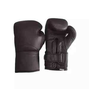 Guantes de boxeo de cuero impermeables de alta calidad buen vendedor con servicio OEM para lucha al aire libre - Product Image 3