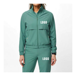 Conjuntos de fregado de hospital unisex, uniformes cómodos de enfermería y tejido de punto para corredores para trabajadores médicos - Product Image 1