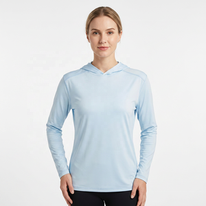 Sudadera con Capucha Azul Claro para Hombre, Manga Larga, Corte Regular, Tejido de Felpa, Poliéster Ecológico, Secado Rápido, Informal, para Primavera - Product Image 6