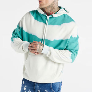 Precio al por mayor 100% algodón poliéster/algodón Sudadera con capucha de gran tamaño moda de los hombres ropa informal logotipo personalizado impresión térmica para el otoño - Product Image 2