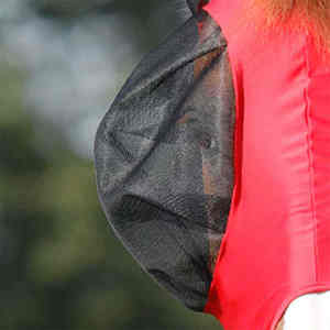 ใหม่หน้ากากป้องกัน2026ม้ากันแมลงวันพร้อมที่ครอบหูทำจากไนลอนเนื้อนุ่มมีทุกสีและขนาด - Product Image 4