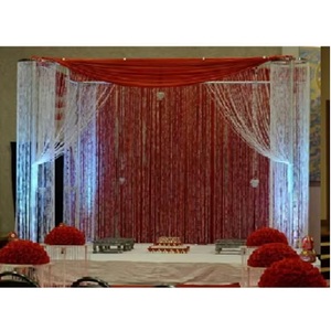 Iluminado moderno boda cristal Mandap Pilar Metal cristal pilares boda Mandap cristal boda Mandap columnas para la venta - Product Image 1